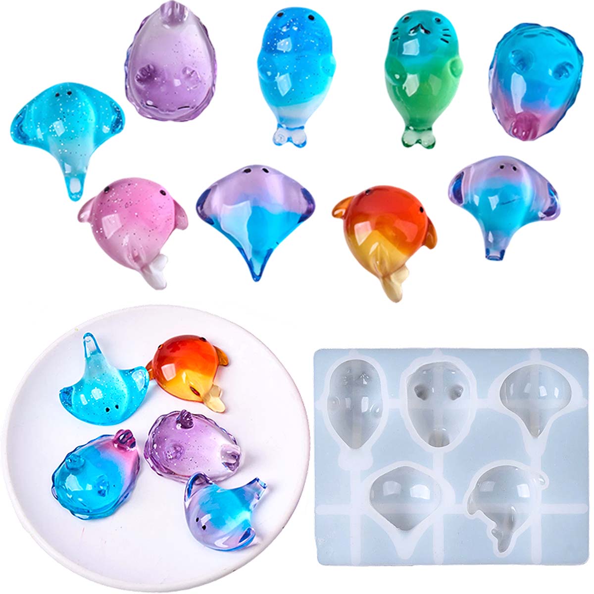Candle Making Tutorial - Moule en silicone 3D Kawaii Raie