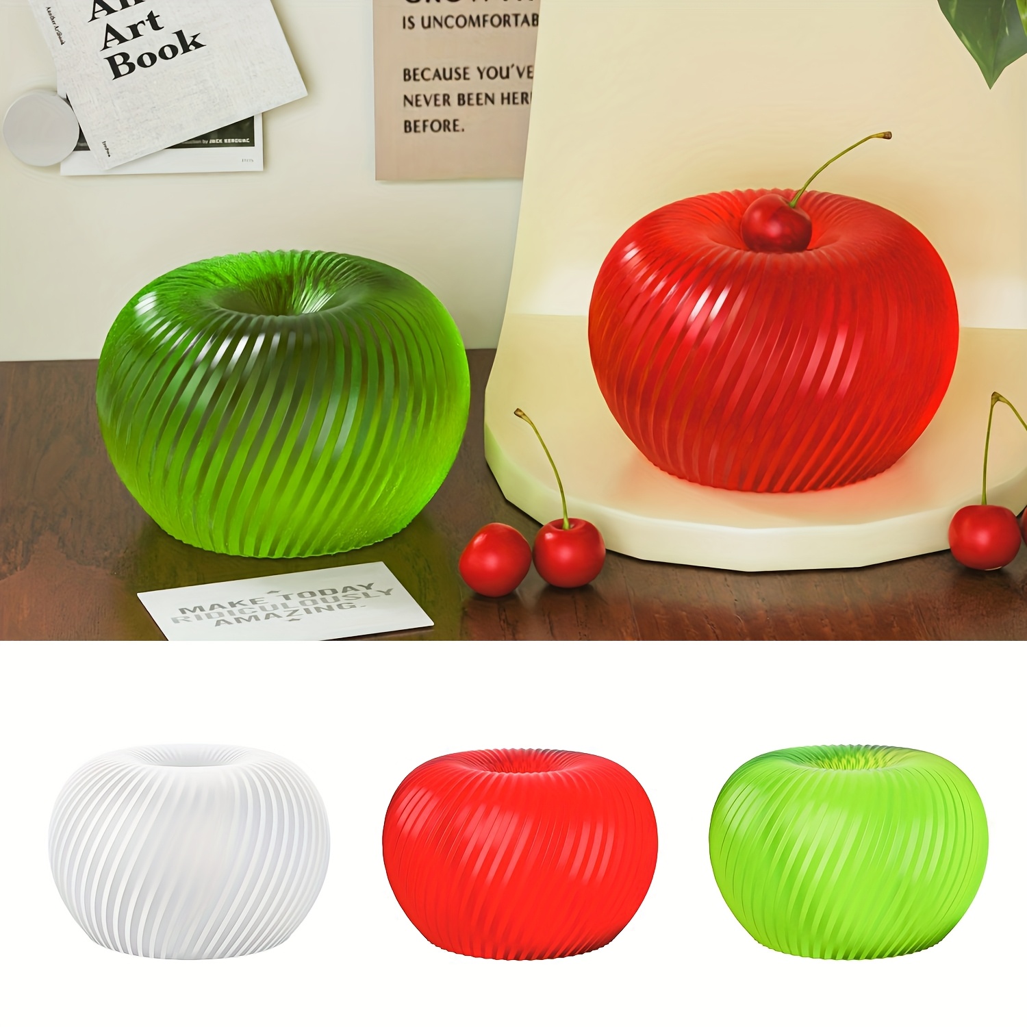 Candle Making Tutorial - Un moule en silicone rouge tendance