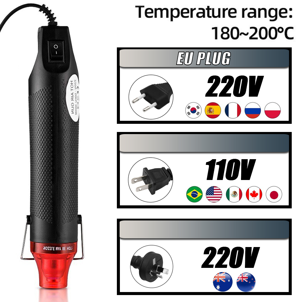 Heat Gun Embossing - Mini pistolet à Air chaud Portable