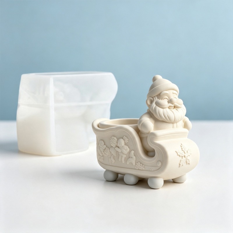 Moule en silicone traîneau du  - Candle Making Pot avis et prix