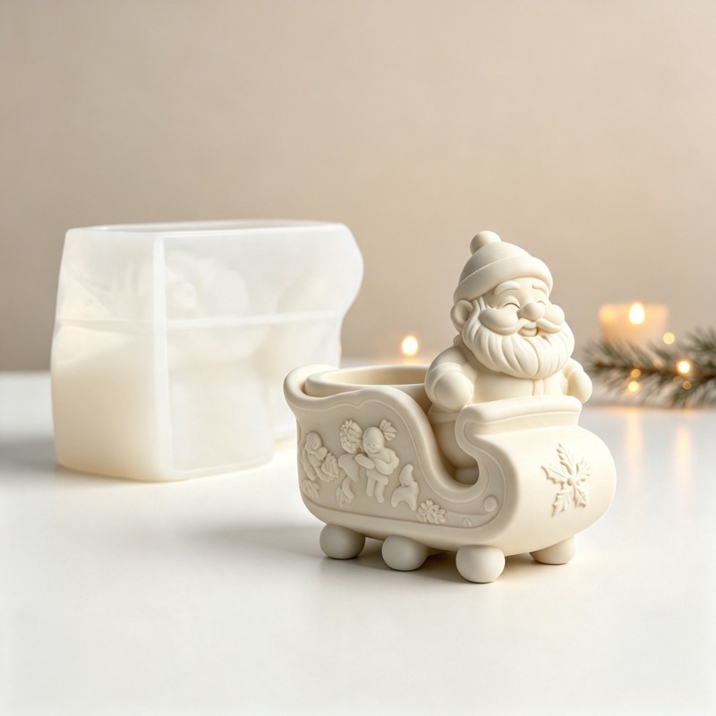Moule en silicone traîneau du  - Candle Making Pot avis et prix