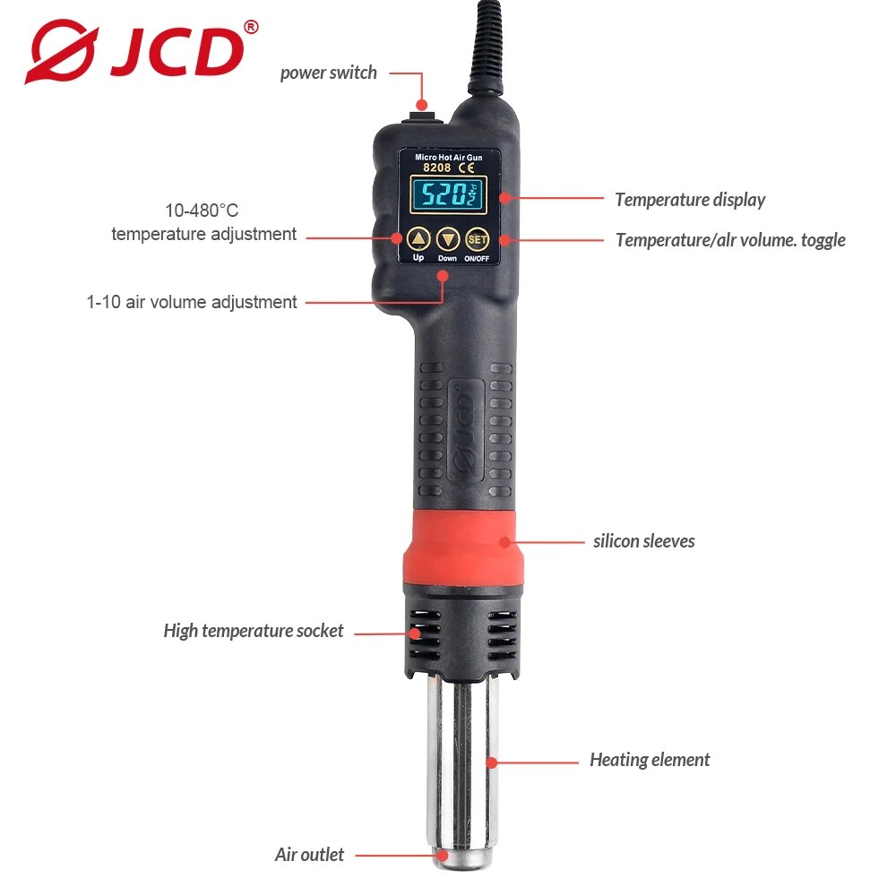 JCD-Micro odorà air chaud 8208 - Heat Gun Embossing avis et prix