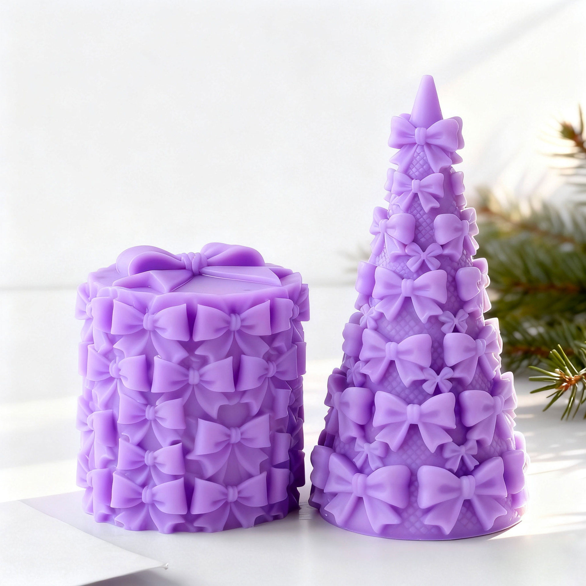 Boîte cadeau d'arbre de noël a - Kraft Box Candle avis et prix