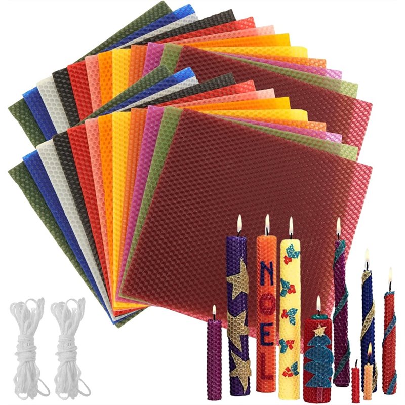 Feuilles de cire d'abeille AT2 - Candle Making Kit Beeswax avis et prix