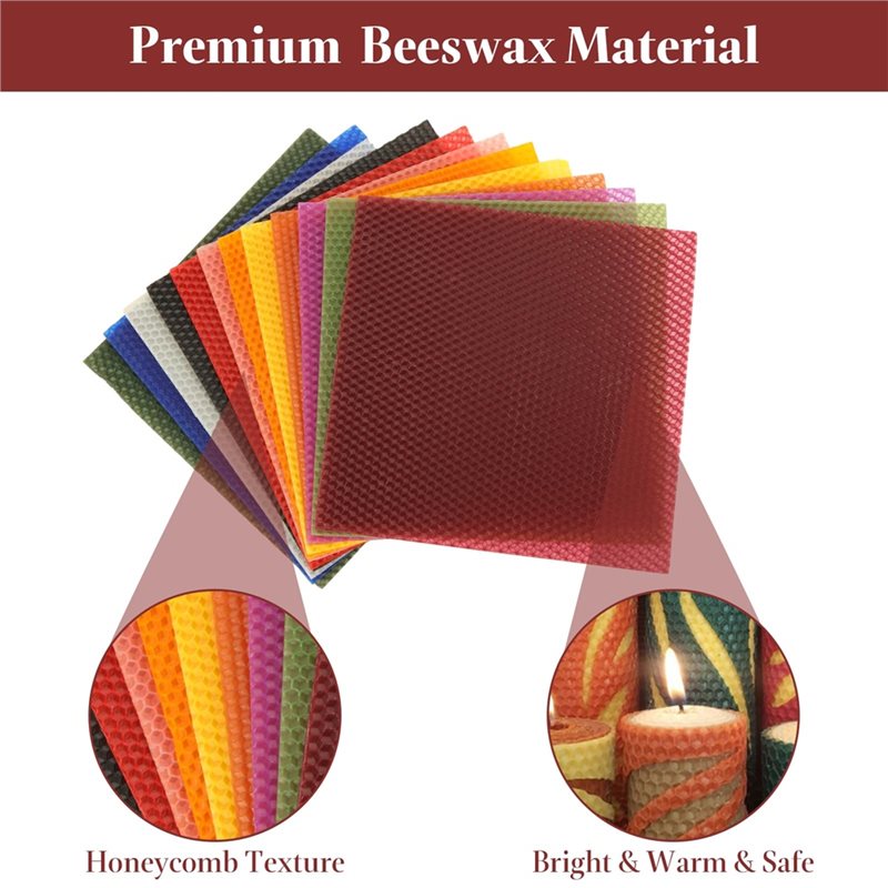 Feuilles de cire d'abeille AT2 - Candle Making Kit Beeswax avis et prix