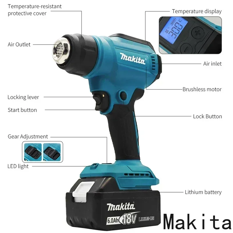 Makita 550 ° Pistolet thermiqu - Heat Gun Embossing avis et prix