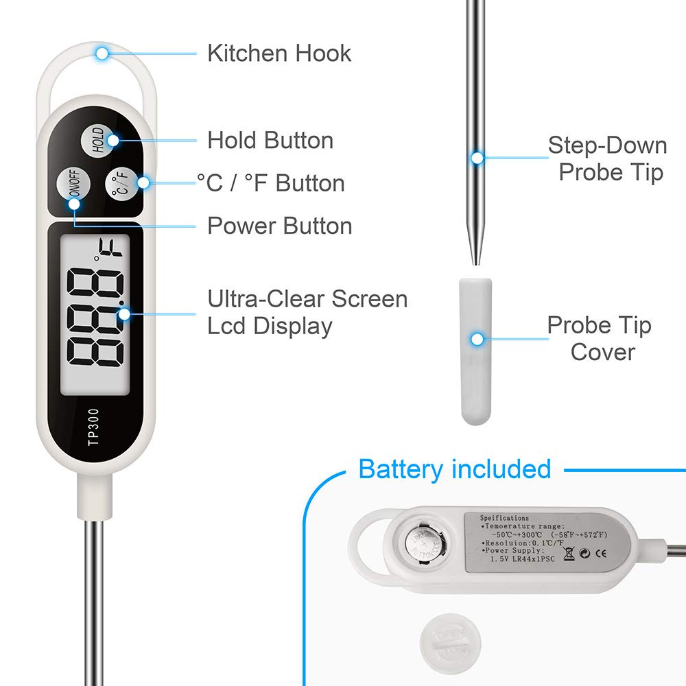 Thermomètre alimentaire numéri - Thermometer Candy Candle avis et prix