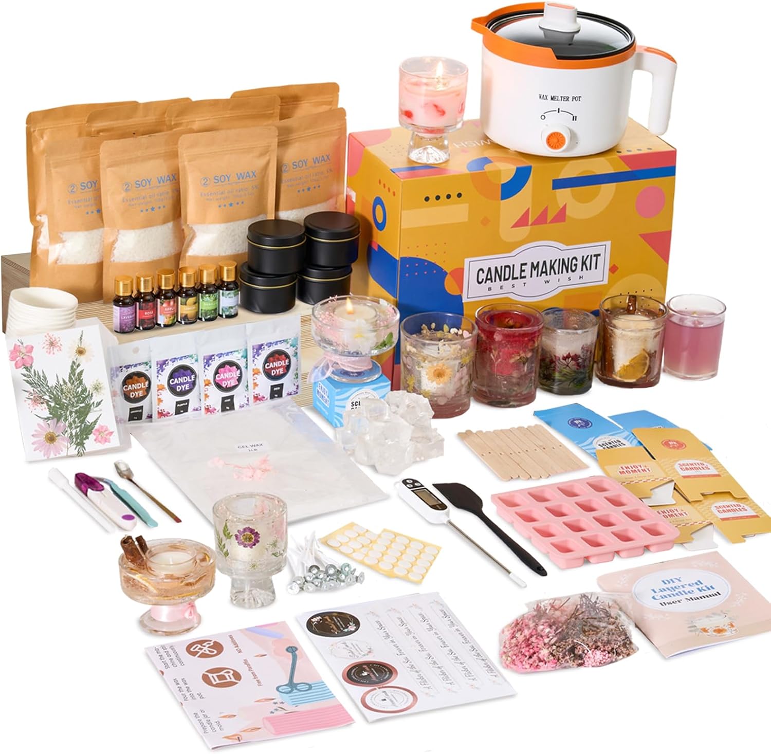 Kit de fabrication de bougies  - Candle Making Kit For Beginners avis et prix
