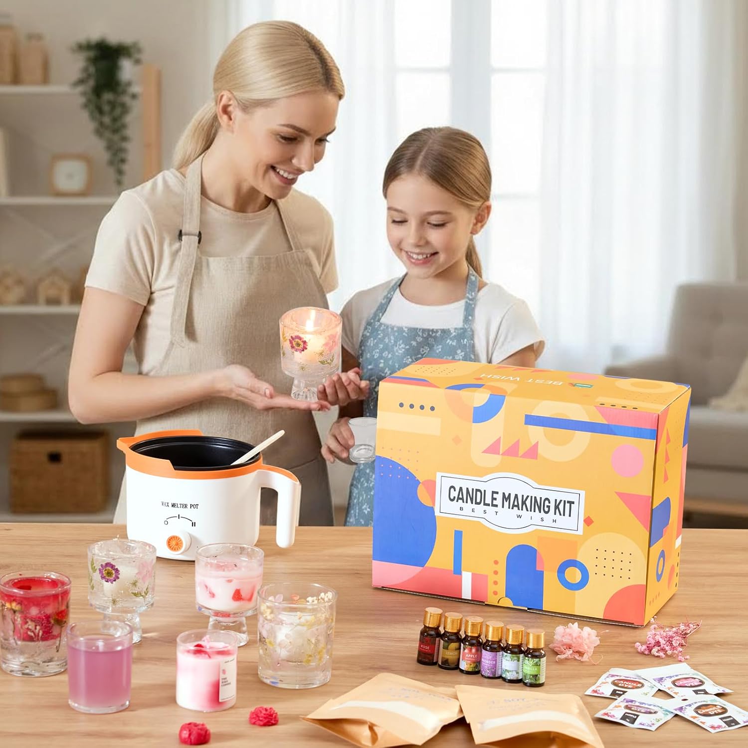 Kit de fabrication de bougies  - Candle Making Kit For Beginners avis et prix
