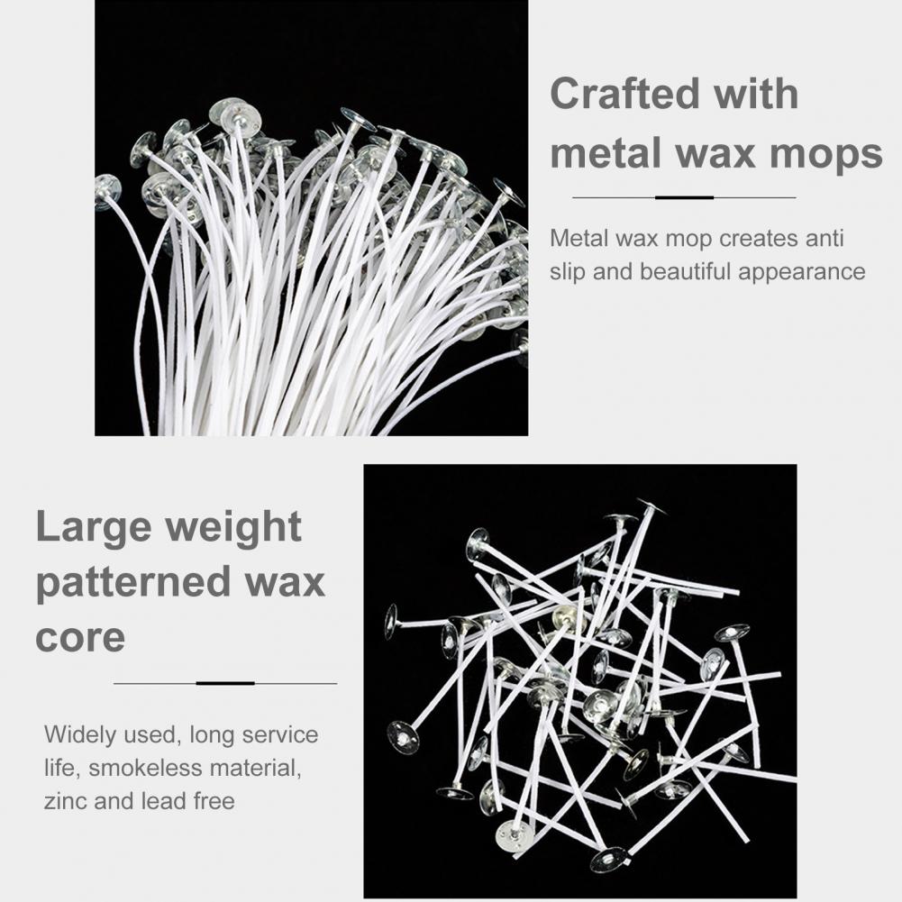 Mèches de bougies en coton, 50 - Candle Making Kit Beeswax avis et prix