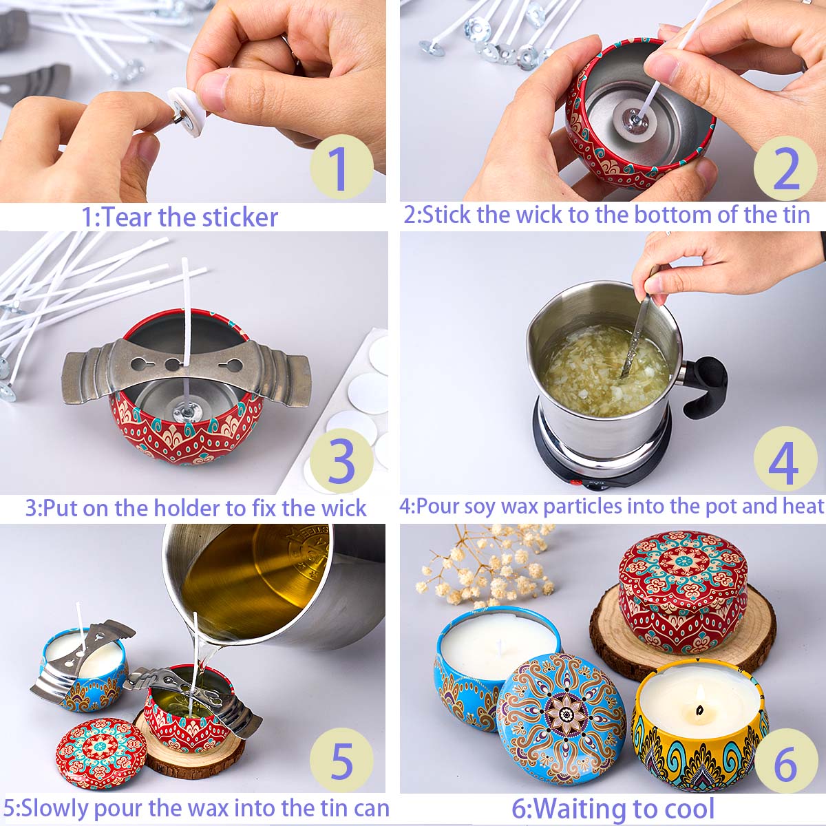 Kit d'outils pour la fabricati - Candle Making Pot avis et prix
