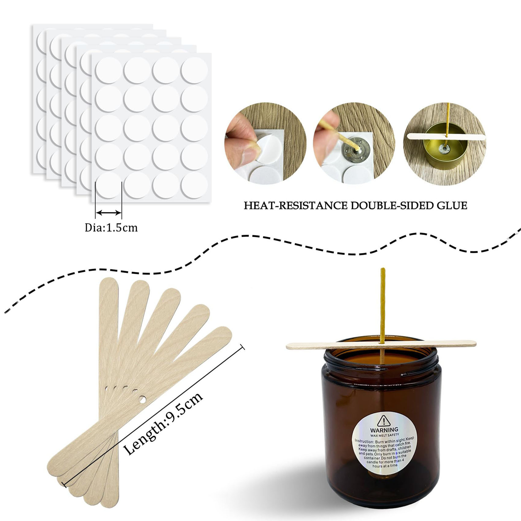 Mèches de bougies en cire d'ab - Candle Making Kit Beeswax avis et prix