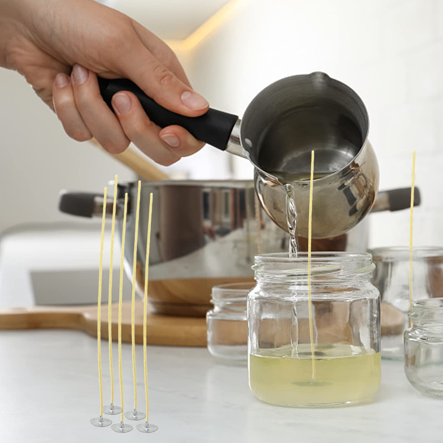 Mèches de bougies en cire d'ab - Candle Making Kit Beeswax avis et prix